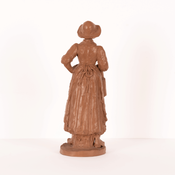 SCULTURA IN TERRACOTTA - FIRMATA "LAZZARI" - EPOCA 900 - immagine 3